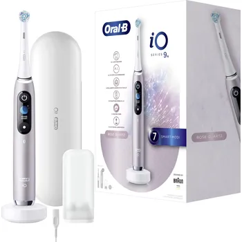 Péče o chrup Oral-B iO 9 Elektrický Zubní Kartáček, Rose Quartz, Design by Braun