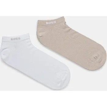 Pánské ponožky Ponožky BOSS 2P AS Uni Colors CC 2-pack pánské, béžová barva, 50467730 08X, vel. 43-46