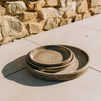 Květináč Keramický obal na květináč 21 cm bílý