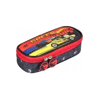 Penál Penál s vnitřní klopou Hot Wheels Majewski