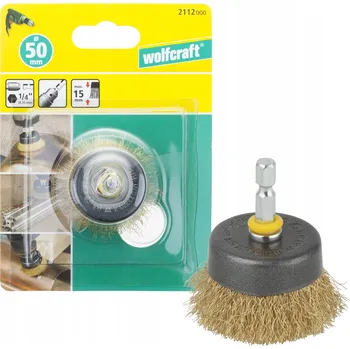 Vrták Čelní kartáč Wolfcraft 2112000 50 mm
