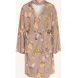 Short Stories Dámský Župan, černošedá / hnědá / tmavě žlutá