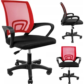 Otočná kancelářská židle Jumi červená
