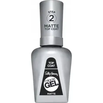 Lak na nehty Sally Hansen Miracle Gel Top Coat Matte matný vrchní lak 14.7ml