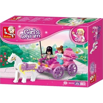 ostatní stavebnice Stavebnice Sluban Princezna, 99 dílků