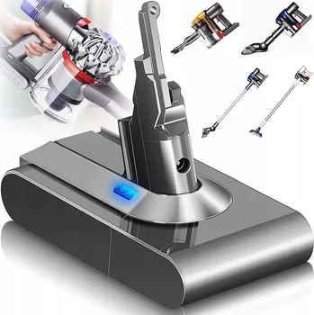 IP kamera Náhradní baterie pro Dyson V10 6000mAh akumulátor 25.2V s filtrem