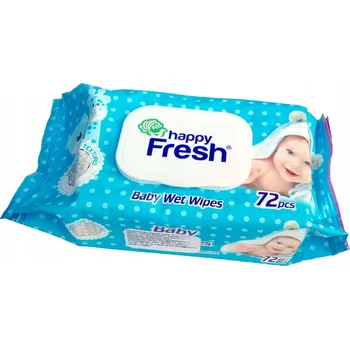 Vlhčený ubrousek Vlhčené ubrousky Happy FRESH 1 x 72 ks