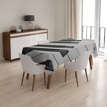 ubrus Sablio Ubrus Klávesy piana - 130x130 cm