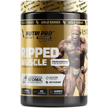 Anabolizér NUTRI PRO SPORT RIPPED MUSCLE 400g DOPLNĚK STRAVY PŘED TRÉNINKEM PRE-WORKOUT