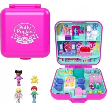 Polly Pocket Keepsake Collection SADA ŠPERKOVNICE k 80. VÝROČÍ MATTEL JGK22