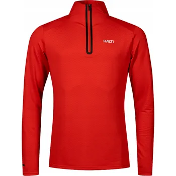 Pánská mikina Pánská mikina termoaktivní mikina Halti Jaako prodyšná, rychleschnoucí, červená L