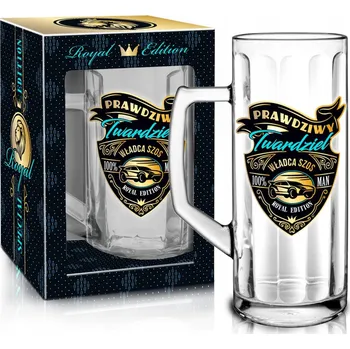 Sklenice Pivní Sklenice na pivo s nápisem pro opravdového Krále