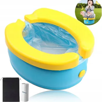 Kojenecká hygiena CESTOVNÍ NOČNÍK PRO DĚTI PŘENOSNÝ SKLÁDACÍ TURISTICKÝ TRŮN BANÁN