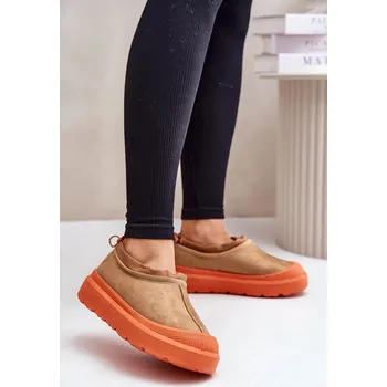 Dívčí sněhule Dámské sněhule na platformě s nízkou holenní částí Camel Izamine 39