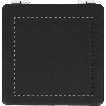 Kosmetické zrcátko Dvojité zrcátko 5 BACK, 45x45mm Tamponový tisk, 1 barva