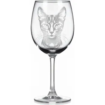 Sklenice Sklenice na víno s kočkou – motiv 129