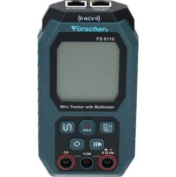 Tester kabelu FORSCHER FS8116 TESTER LAN POE SÍŤOVÝCH KABELŮ RJ45 HLEDAČ PÁRŮ VODIČŮ