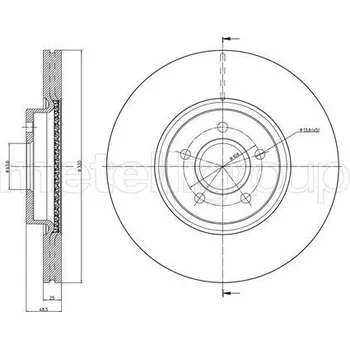 Brzdový kotouč Brzdový kotouč CIFAM (800-892C)