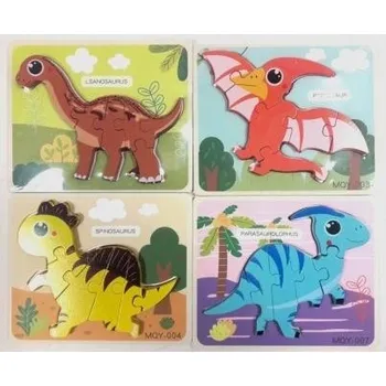 Puzzle PUZZLE Kreativní skládačka DINOSAUŘI Velké Zajímavé Hobby Pro RODINU Sada