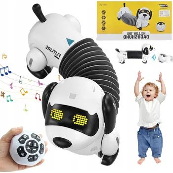 Robot PROGRAMOVATELNÝ ROBOT PES NA DÁLKOVÉ OVLÁDÁNÍ, INTERAKTIVNÍ, SKALOVATELNÝ