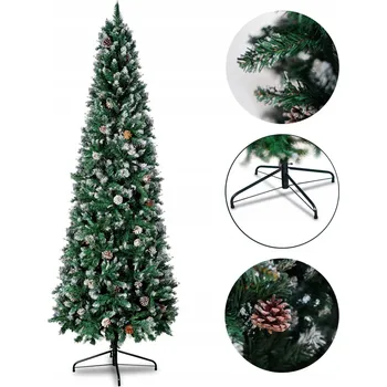 Vánoční stromek Choinka Umělý Corciano 210 cm Vánoční zelený Kovový stojan