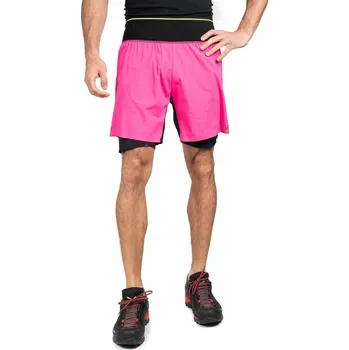 DYNAFIT Běžecké Kraťasy pánské Dna Ultra 2/1 Shorts růžové l