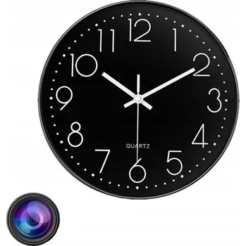 Zabezpečení domácnosti Mini kamera Onshop v nástěnných hodinách s Wi-Fi a Full HD