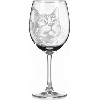 Sklenice Sklenice na víno s kočkou – motiv 231