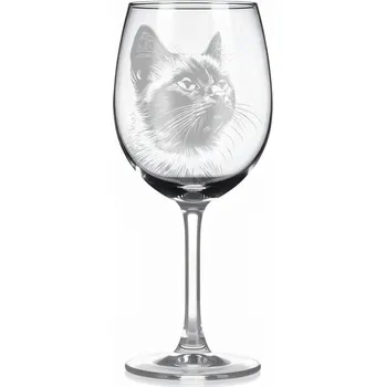 Sklenice Sklenice na víno s kočkou – motiv 99