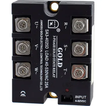 Stykač POLOVODIČOVÉ RELÉ stykač SSR 3Fázové 25A