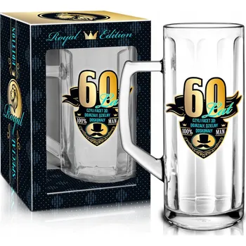 Sklenice Royal Edition – Pivní Sklenice na pivo 500 ml – Sto let