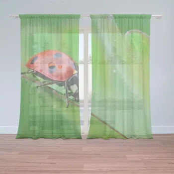 Záclona Sablio Záclony Beruška na listě: 2ks 150x250cm