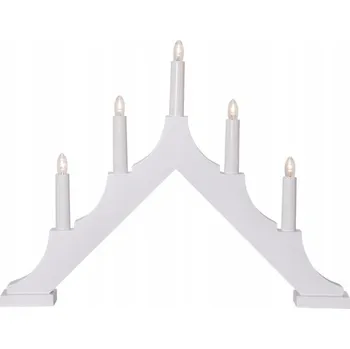 Svícen Dřevěný svícen Star Trading 33,5 cm