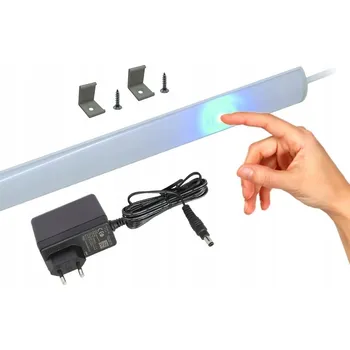 LED panel LED rohová lišta do nábytku, skříňky 30cm, NASTAVITELNÁ, Bílá teplá - 3500K