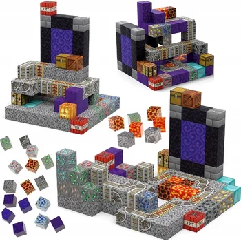 ostatní stavebnice STAVEBNICE STAVEBNICE KOSTKY PRO DĚTI 1 PANÁČEK 100 DÍLKŮ