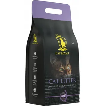 Bentonitové stelivo Cat Royale levandulové 5 l bezprašné