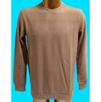 Pánská mikina Pánská mikina béžové barvy vzor 052 - M