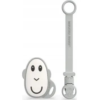 Ortodontické kousátko Matchstick Monkey silikonové šedé