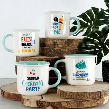 Porcelánový hrnek Nava Porcelánové hrnky 380 ml Summer