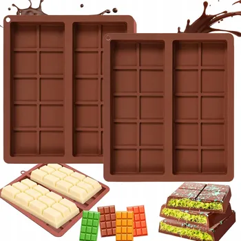 Forma na pečení FORMA NA DUBAJSKÉ PRALINKY Z ČOKOLÁDY SILIKONOVÁ FORMIČKA 20x18 cm