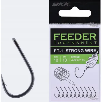 Rybářský háček Háčky s otřepem BKK Feeder Tournament, FT-1 10 ks