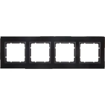 vypínač Čtyřhranný Rámeček Hager , černý