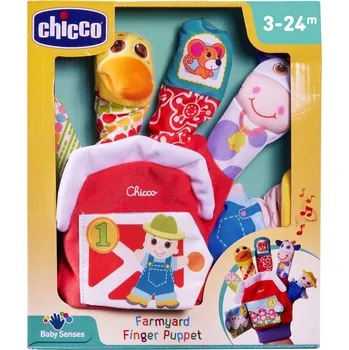 maňásek CHICCO Maňásek na ruku se zvuky Farma 3m+