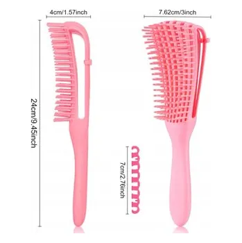 kartáč na vlasy Flexibilní kartáč na rozčesávání vlasů – Nastavitelný, lehký, super pohodlný!