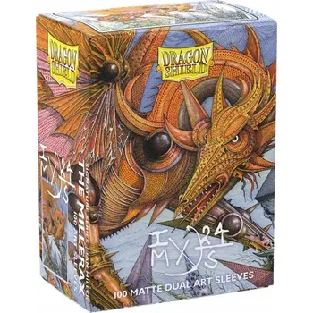 Příslušenství ke karetním hrám 100 obalů na karty Dragon Shield: Matte Dual Art The Millerax Sleeves
