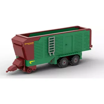 ostatní stavebnice Brixies Plus Strautmann Magnon 11-470 samosběrací vůz – 3D stavebnice 337 dílků