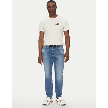 Pánské oblečení Tommy Jeans T-Shirt Essential DM0DM20740 Béžová Slim Fit 3XL