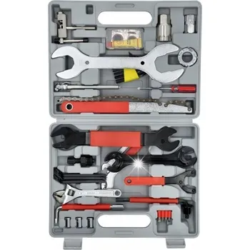 Sada nářadí SERVISNÍ SADA NA KOLO NÁŘADÍ NA KOLO KUFR KLÍČE 44 DÍLŮ