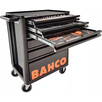 BAHCO 1472K6BKFFSD DÍLENSKÝ VOZÍK / POJÍZDNÁ DÍLNA - 6 zásuvek + 216 kusů nářadí