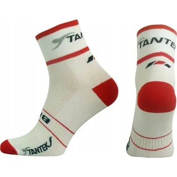 Pánské ponožky Ponožky Coolmax bílo-červené Stanteks